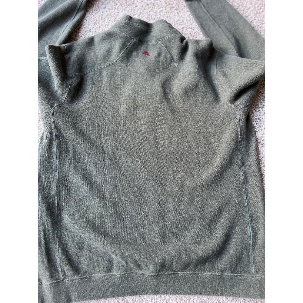 Tommy Bahama crew neck khaki sweater pullover men size L - Picture 6 of 9